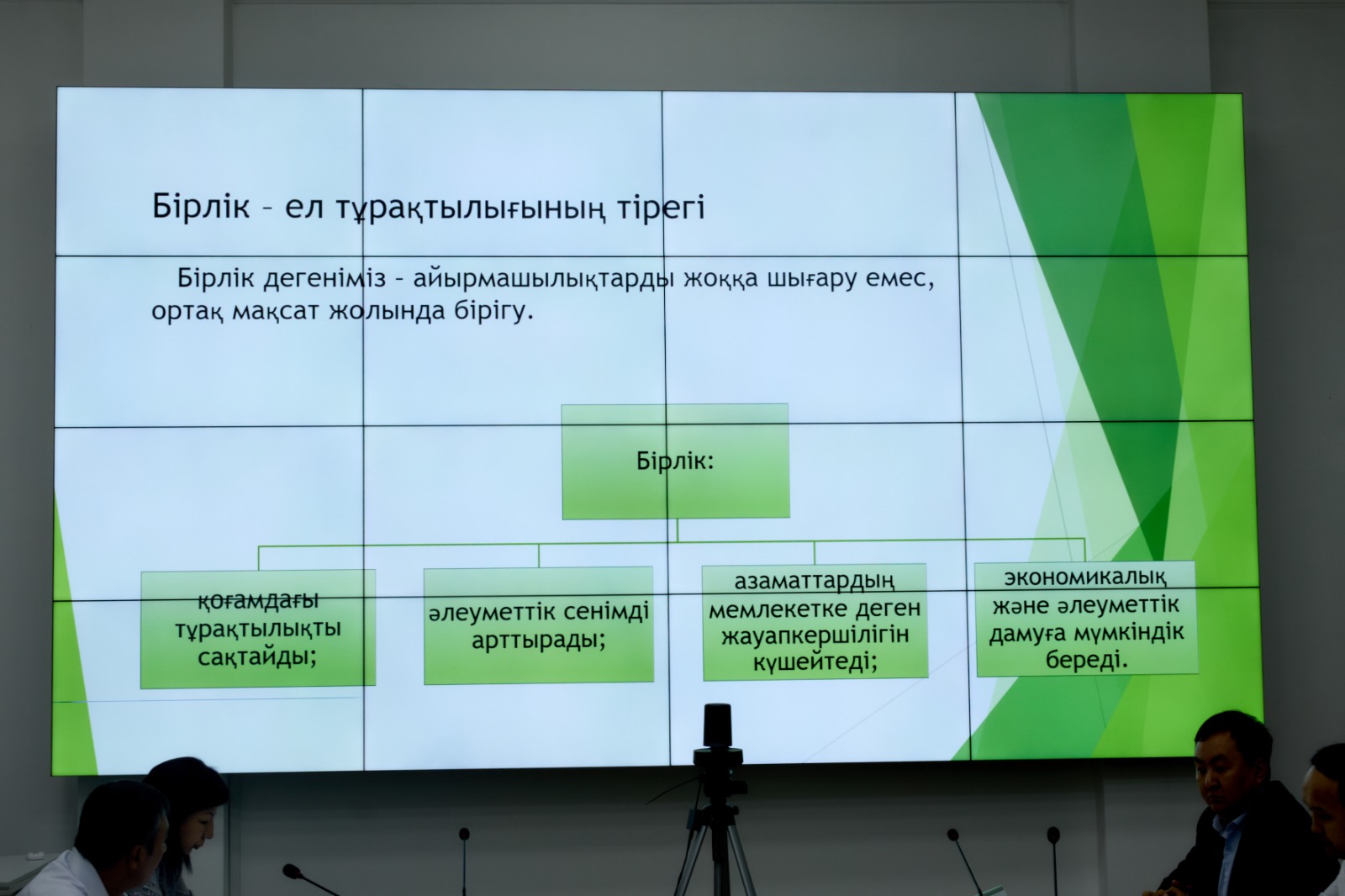 KAZNARU DISCUSSES THE RESULTS OF THE KURYLTAY ELECTIONS